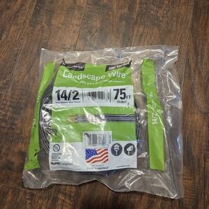 Southwire 75 ft. 14/2 Black Stranded CU Low-Voltage Landscape Lighting Wire